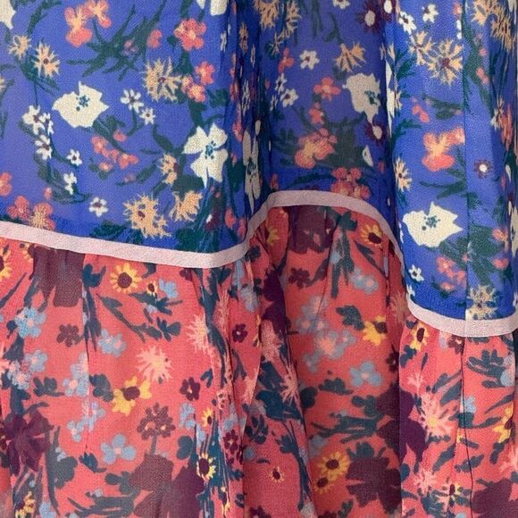 Modcloth Floral Polyester Flowy Shift Dress NWOT - Women’s US XL - Picture 5 of 8